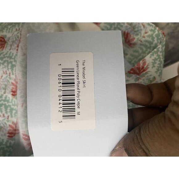 Hill House Womens The Mirabel Skirt Trailing Vine Multi Crepe Size Medium - Picture 7 of 9